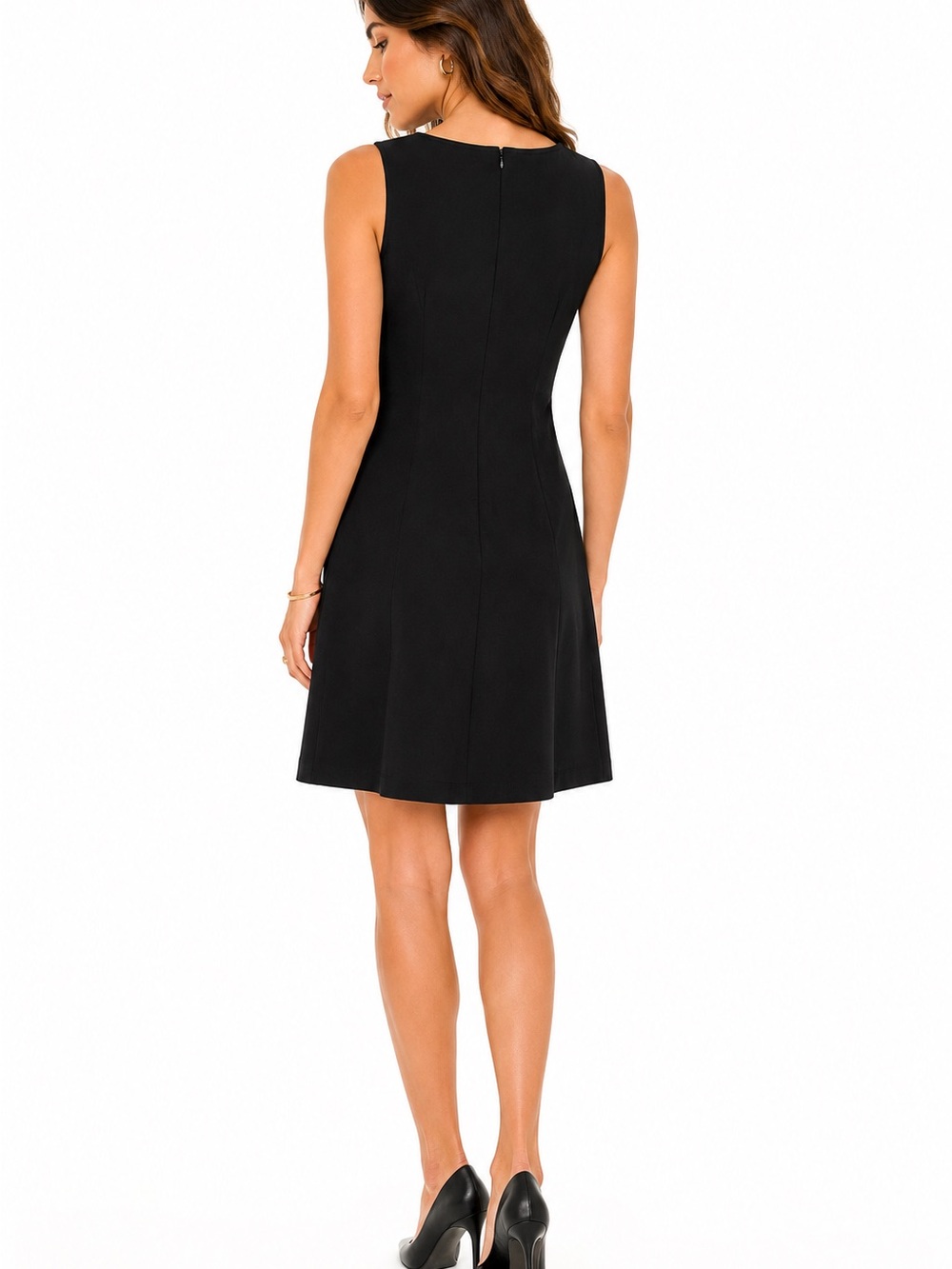🖤 Theory Black Sleeveless Wrap Sheath Dress🖤 - Picture 2 of 4